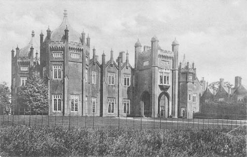 Aqualate Hall, taken some time in the 1900s